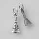 Pendant small silver Bell-4