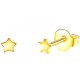 Gold-plated earrings STAR-1
