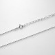 Silver chain of elongated bubbles-3