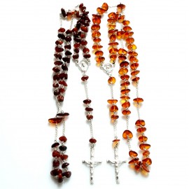 Rosary with natural Amber RDG