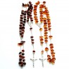 Rosary with natural Amber RDG