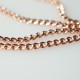 Copper bracelet small chain-3