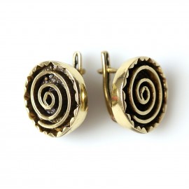 Brass earrings ŽA519