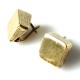 Brass earrings Square ŽA-1