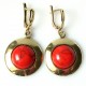 Brass earrings ŽA449-1