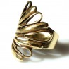 Brass ring flower like daisy petals ŽŽ