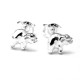 Earrings small minimalist "Elephant" A729