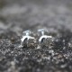 Earrings small minimalist "Elephant" A729-3