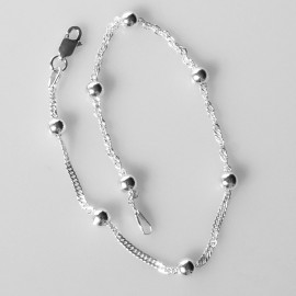 Chain bracelet bubbles K + Sing