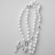 Rosaries with pearls and silver balls RPS-2
