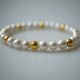 Bracelet with pearls and golden balls-2