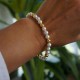 Bracelet with pearls and golden balls-3