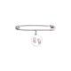 Brooch Accessory for the maternity basket - Pink