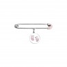 Brooch Accessory for the maternity basket - Pink