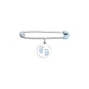 Brooch accessory for the maternity basket - Blue