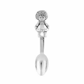 Spoon for a girl - Ragdoll silver 925 luxury spoon