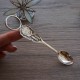 Spoon with a comfortable holder and with crystal Š573-4