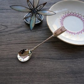 Teaspoon - dessert 925 sterling silver spoon Š013