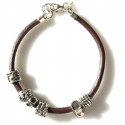 Bracelet for men with natural leather AP Ž6