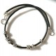 Leather men's necklace -1