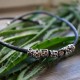 Leather men's necklace -2