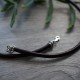 Leather necklace - men's necklace -2