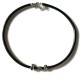 Leather necklace K597-4Ž-1