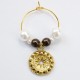 Brass wine glass tabs charm-2