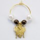 Brass wine glass tabs charm-3