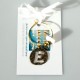 Brass Wine Glass Charms "A"-1