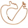Gold unique handmade chain 53 cm