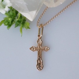 Golden small cross