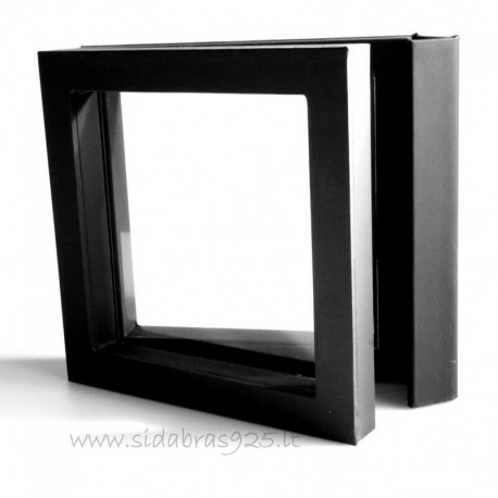 Gift box "Frame 3D" TW35 black 100X100
