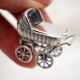 Silver stroller - best gift for Christening-4