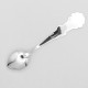 Silver spoon with clock - Christening gift-5
