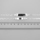 Silver chain - bracelet with plate 8mm-4