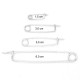 Brooch safety pin small SŽ1-3