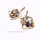 Brass earrings ŽA474-2
