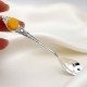 Spoon with round Amber-4