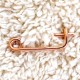 Copper brooch safety pin-3