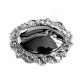 Brooch with Hematite S499-1