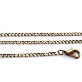 Brass chain "Braiding" ŽG5 45-90 cm