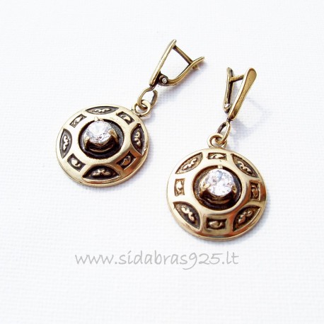 Brass earrings ŽA257-A