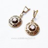 Brass earrings ŽA257-A