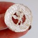 Pendant Medal with Angel, white-2