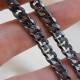 Chain bracelet blackened 1.8 gourmet weaving-2