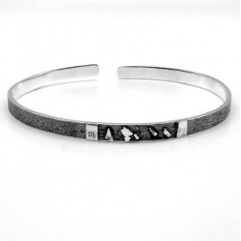 Bracelet for men with original ornament - handmade