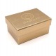 Gift box for wedding rings, Gold color-2
