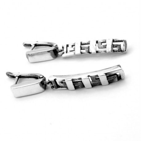 Silver earring "Greek" A586