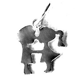Pendant "Kiss" P019